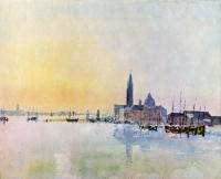 Turner, Joseph Mallord William - Venice, San Guirgio from the Dogana,Sunrise